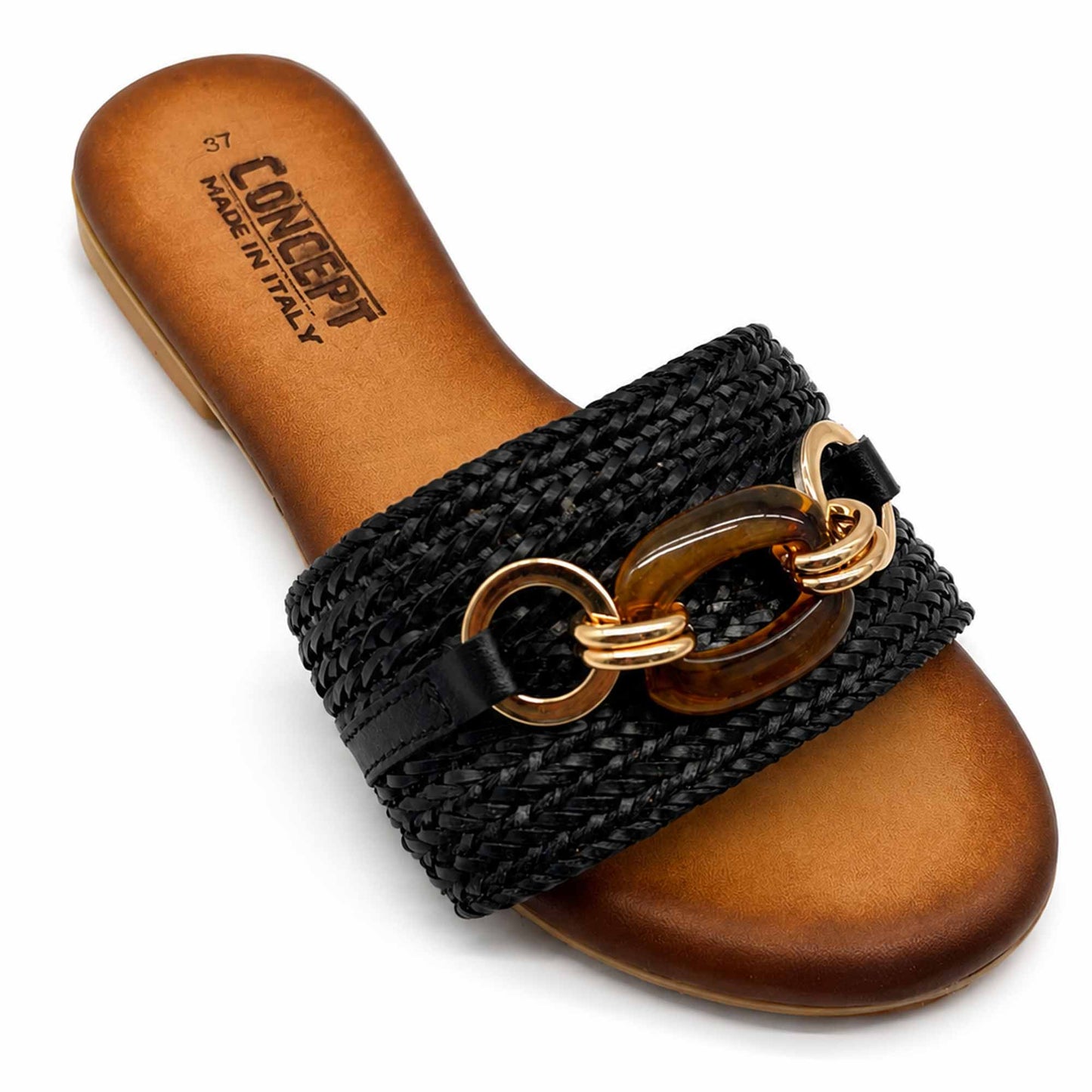 Ciabatta Concept 17113 Sandali donna Nero
