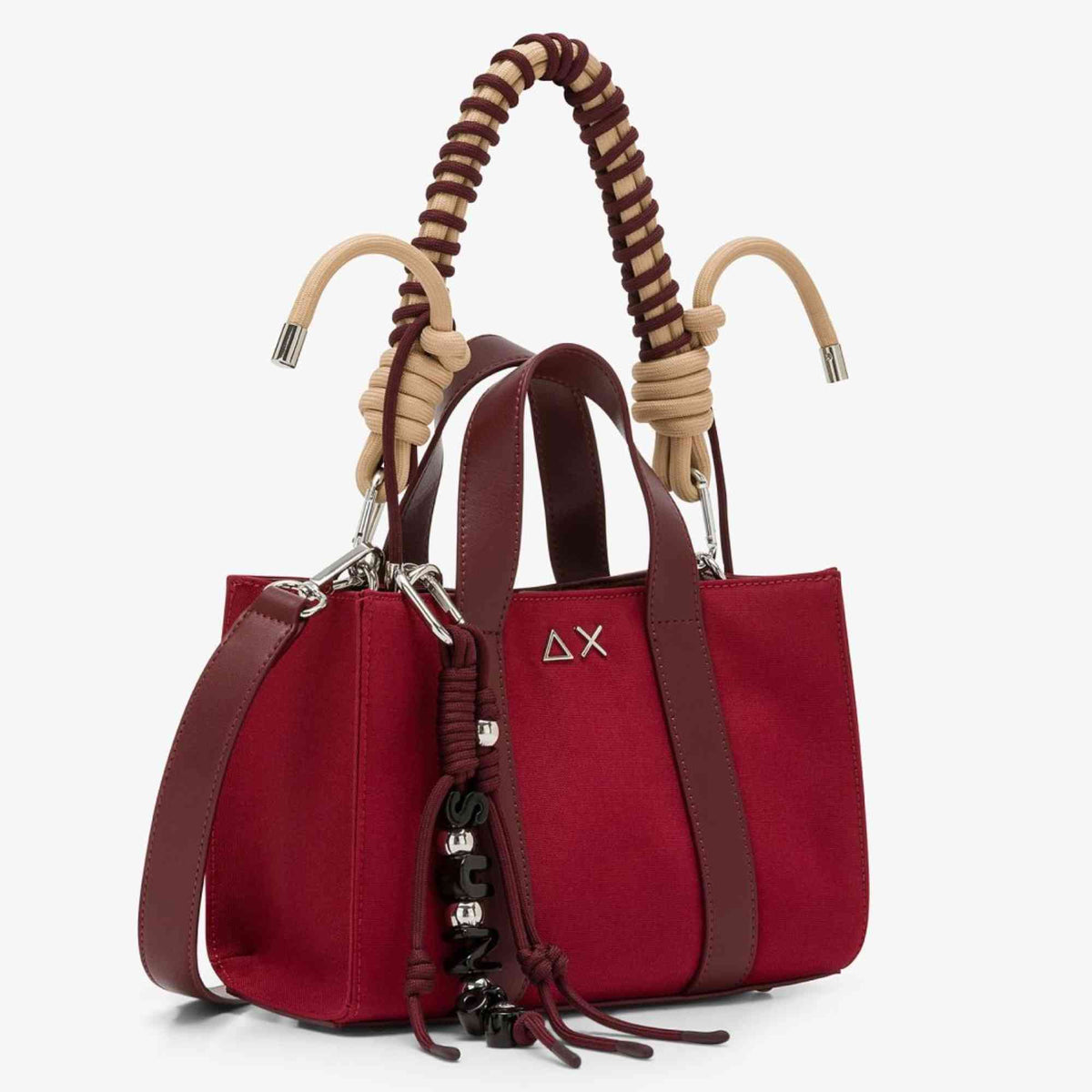Canvas mini bag everyday SUN68 Y46200_35 bordeaux