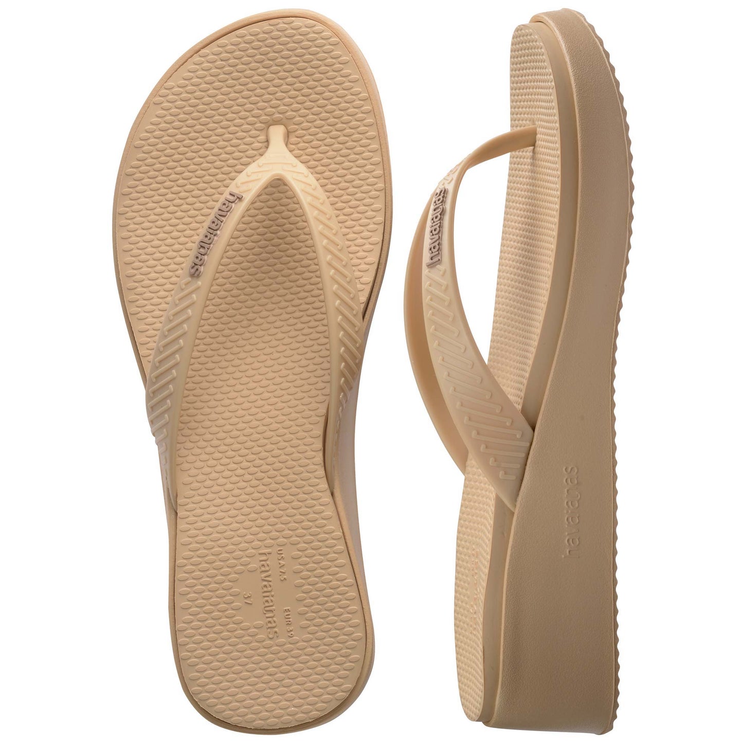 Havaianas High Platform II Beige/Oro| Sandali Infradito Donna 4150150-0570