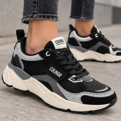 Sneaker Colmar Garner Sparkle S135 Donna Nero