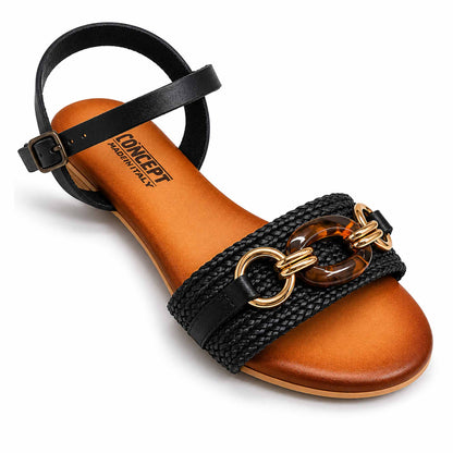 Sandalo Concept 17112 donna nero