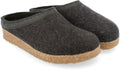 Pantofole HAFLINGER TORBEN grafite 71300177 in feltro lana (40-46)
