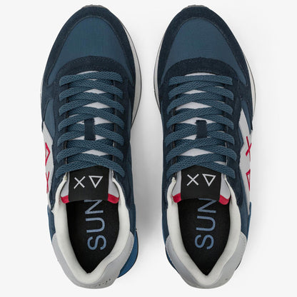 Sneakers uomo SUN68 Jaki Solid Z36115-07 Blu | Comoda e Contemporanea