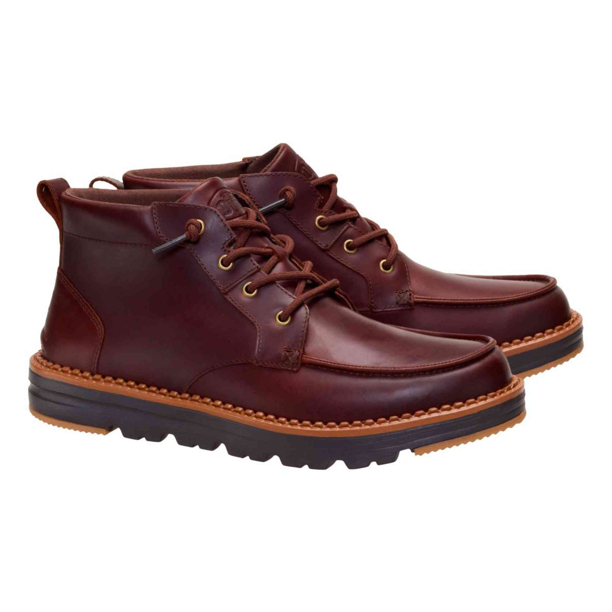 Polacchino Hey Dude Flint Boot Stringata in Pelle 45878-2ON