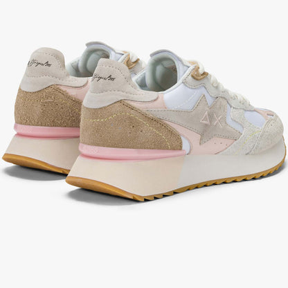 Sneakers SUN68 StarGirl Multicolor Donna Z36215-01 Bianca | Tendenza e Comfort