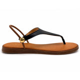 Sandali 18+ Infradito 9055 in pelle nera