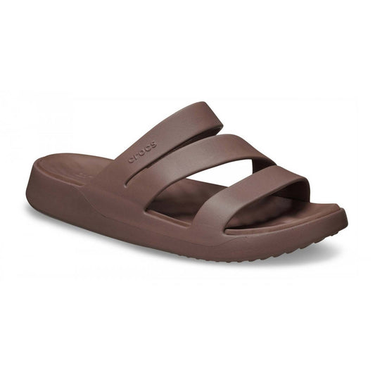 Sandali Crocs Getaway Strappy W 209587-0LF marrone