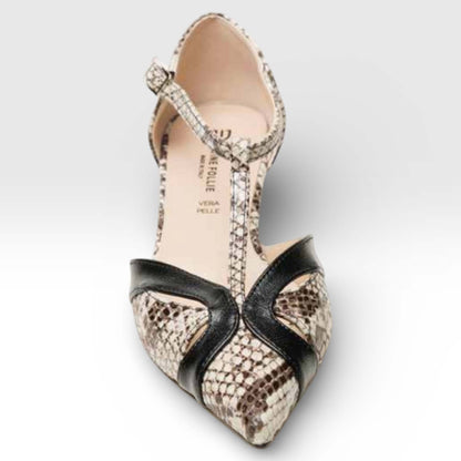 Decolletes Divine Follie 52-P3060P; stampa pitone Donna | Elegante e Comode