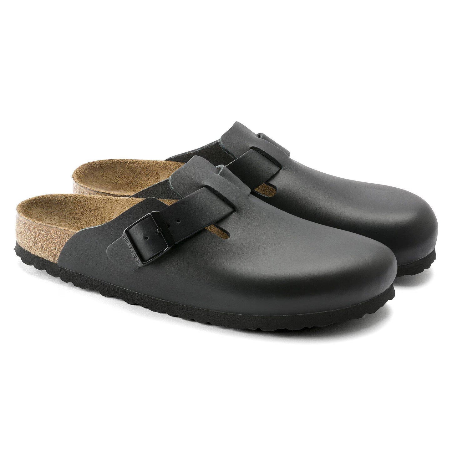 Sabot Boston Birkenstock 0060193 pelle nera (35-40)