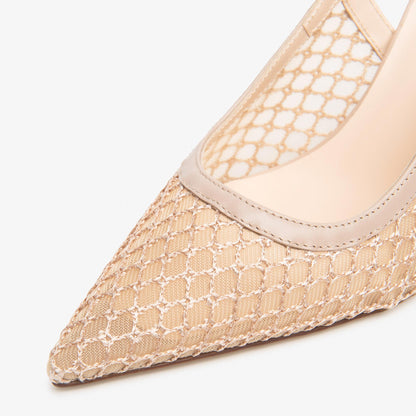 Décolleté NeroGiardini Donna Beige E615432-671 | Tacco Comodo 9,5 cm