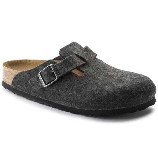 Sabot Birkenstock Boston grigio 160373 Feltro Lana&nbsp;