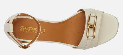 Sandali GEOX "New Eraklia" scarpe  donna in pelle beige