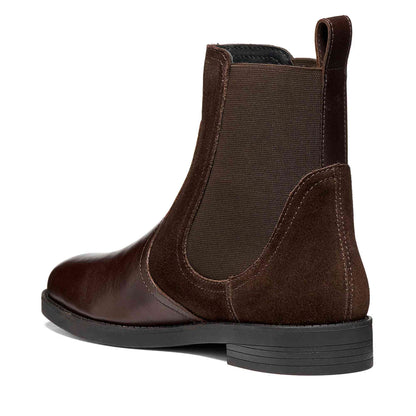 Geox Esmeena D6811D marrone - dettaglio scarpa in pelle