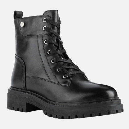 GEOX Iridea D16HRC anfibio donna nero con lacci