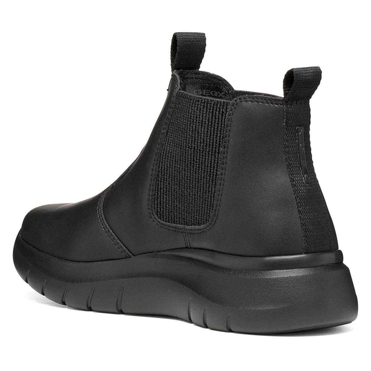 Polacchini donna GEOX Plummery D66YNA neri in pelle, dettaglio