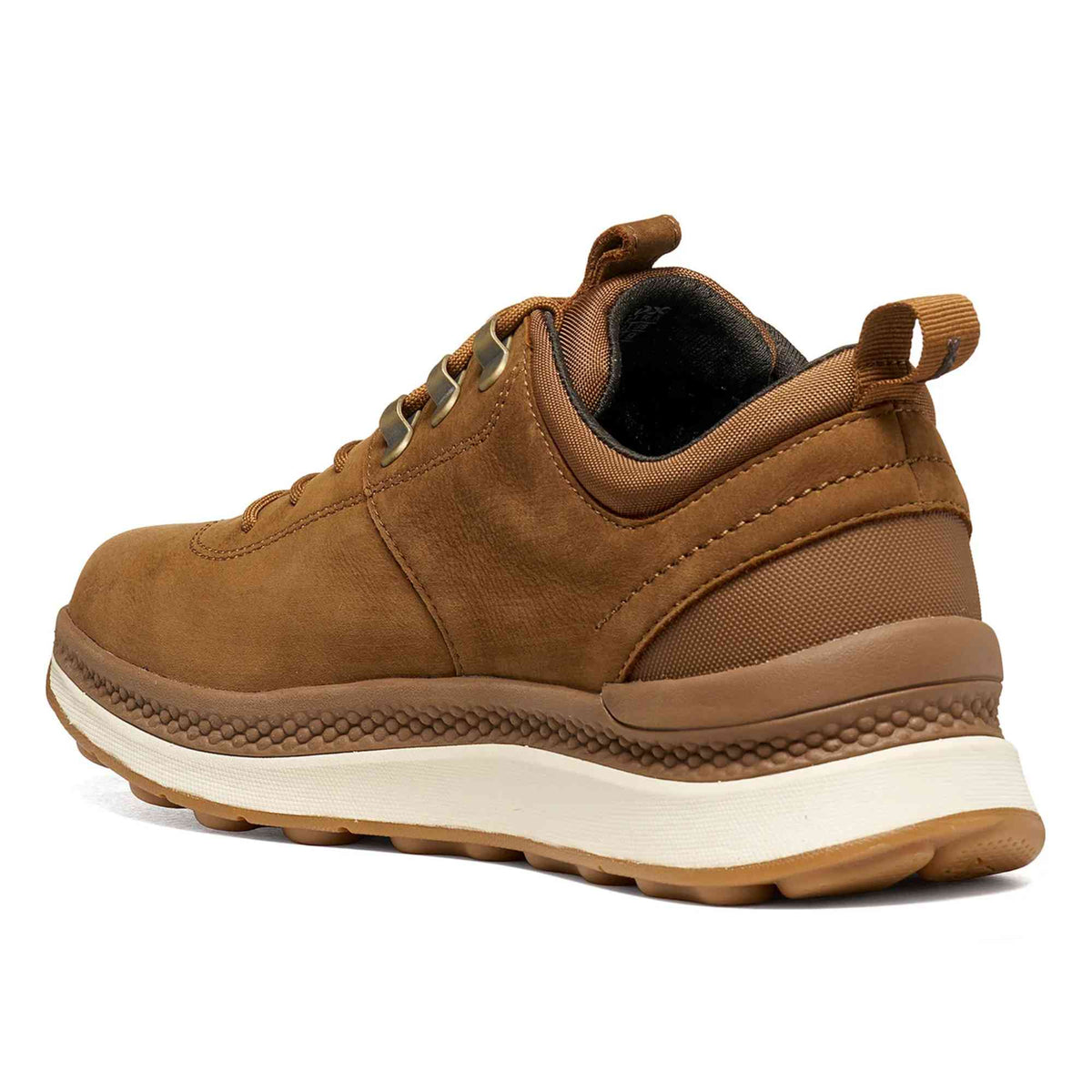 Sneaker uomo GEOX Spherica Actif X2 ABX marrone nocciola, dettaglio