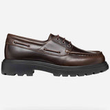 Mocassino GEOX Spherica EC7 B U66NNC Uomo Allacciato Marrone | Autunno Inverno