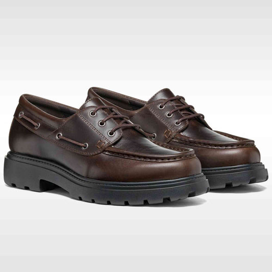 GEOX Spherica EC7 B U66NNC uomo in pelle marrone - dettaglio