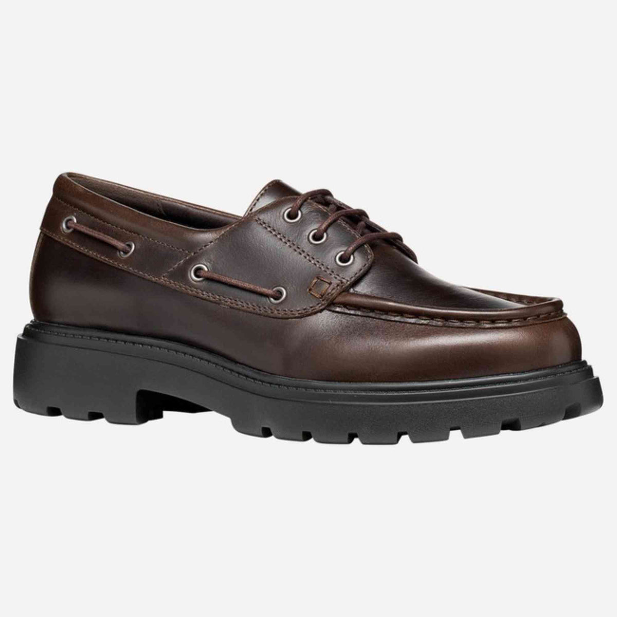 GEOX Spherica EC7 B pelle marrone uomo - immagine prodotto
