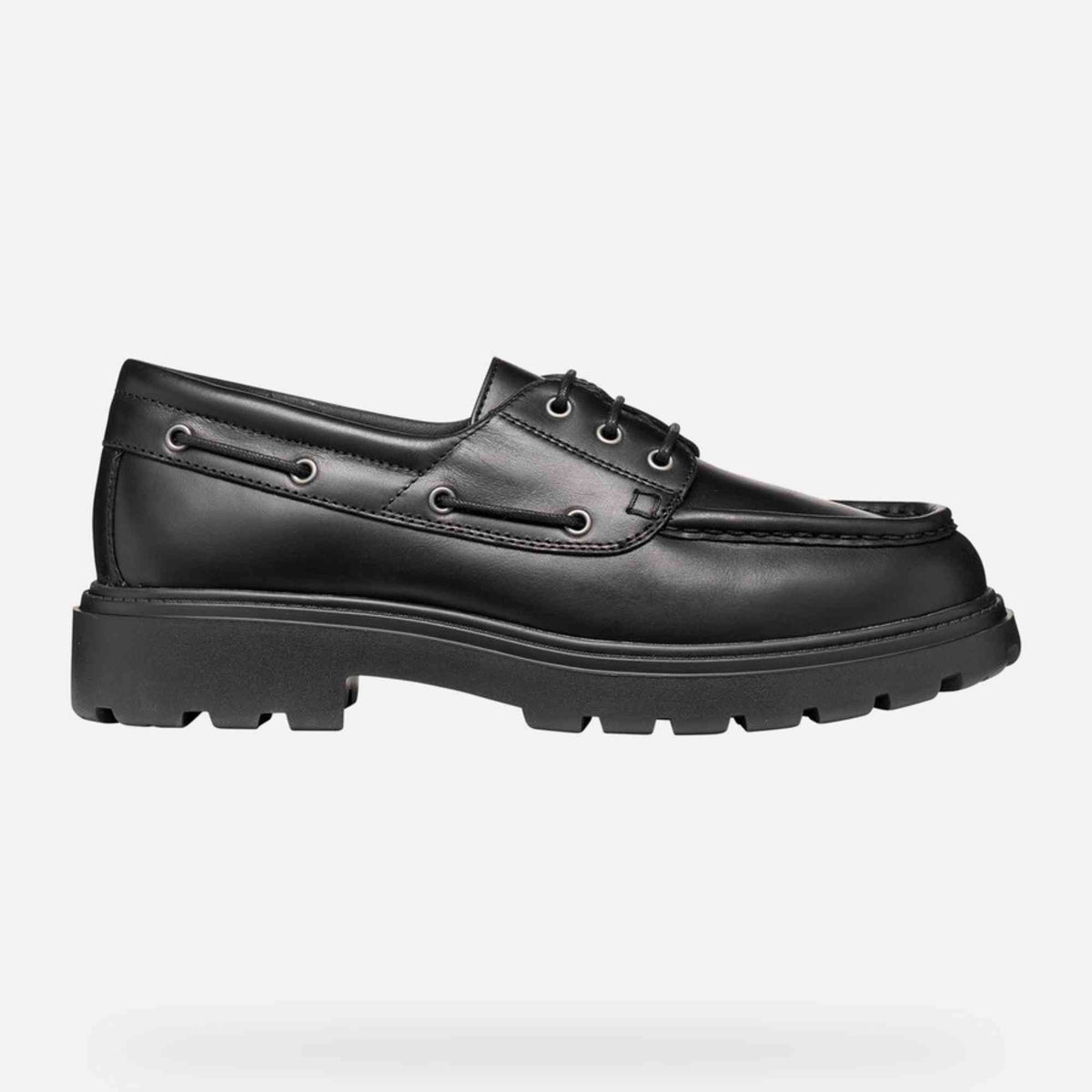 GEOX Spherica EC7 B U66NNC uomo in pelle nera - vista prodotto
