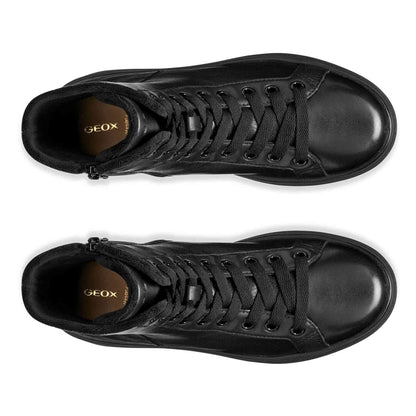 GEOX D66WVF Spherica Ecub-2 nero - particolare anfibio donna