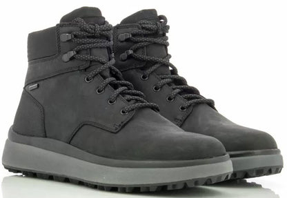 Polacchino GEOX "GRANITO" scarpe sportive uomo in pelle nero