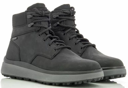 Polacchino GEOX "GRANITO" scarpe sportive uomo in pelle nero