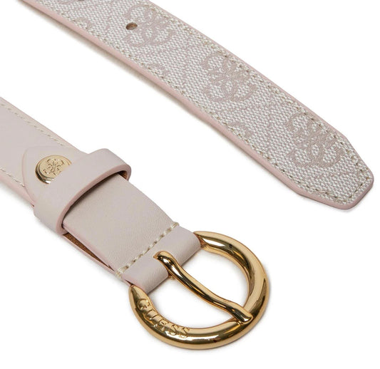 Cintura Guess BW9077-P4125 cinta donna in pelle bianco latte