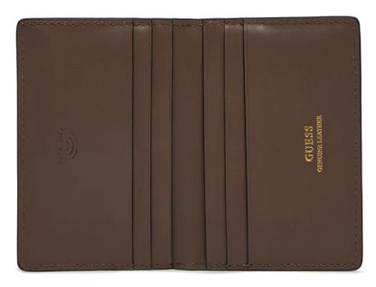 Portafoglio Guess SMMTLO LEA56 "Mito" Flat Card Holder beige