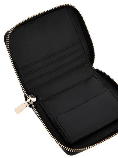 Portafoglio Guess SWVC85 Laurel SLG Small Zip Around nero