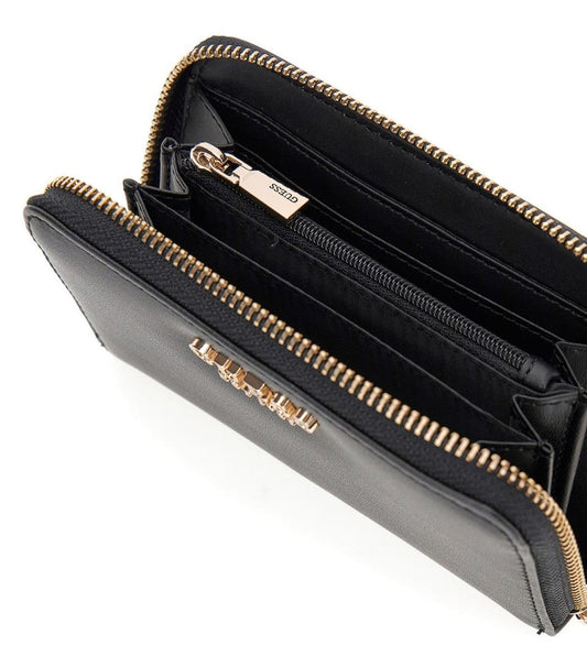 Portafoglio Guess SWVC85 Laurel SLG Medium Zip Around nero