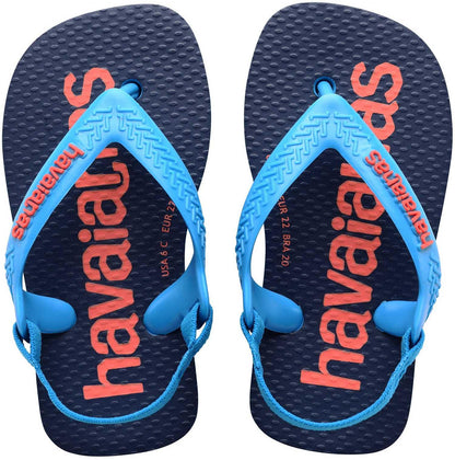 Sandali infradito Havaianas Baby Logomania Turchese 41457950212