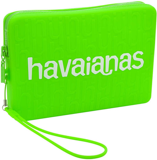 Borsa donna Mini bag Logo Havaianas in  silicone neon verde