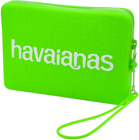 Borsa donna Mini bag Logo Havaianas in  silicone neon verde