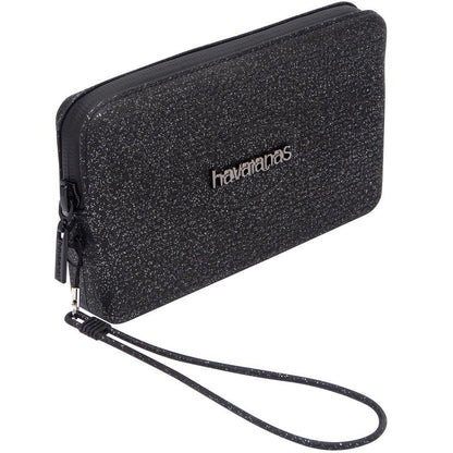Borsa donna Mini bag plus glitter Havaianas in silicone nero