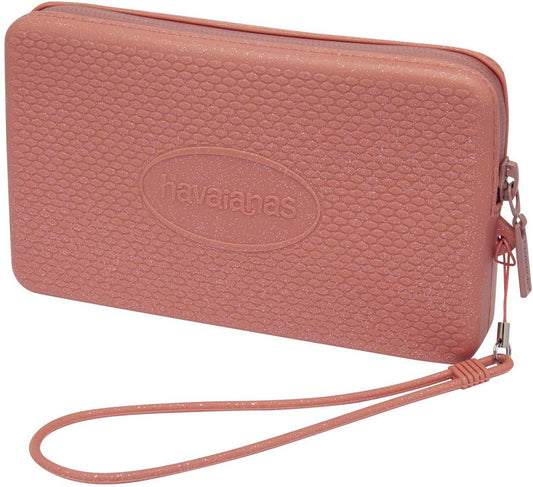 Borsa donna Mini bag plus glitter Havaianas in silicone rosa