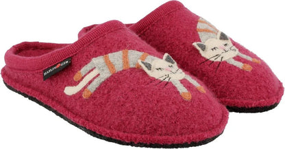 Pantofole HAFLINGER Choupette Gatto Rosso 31310460