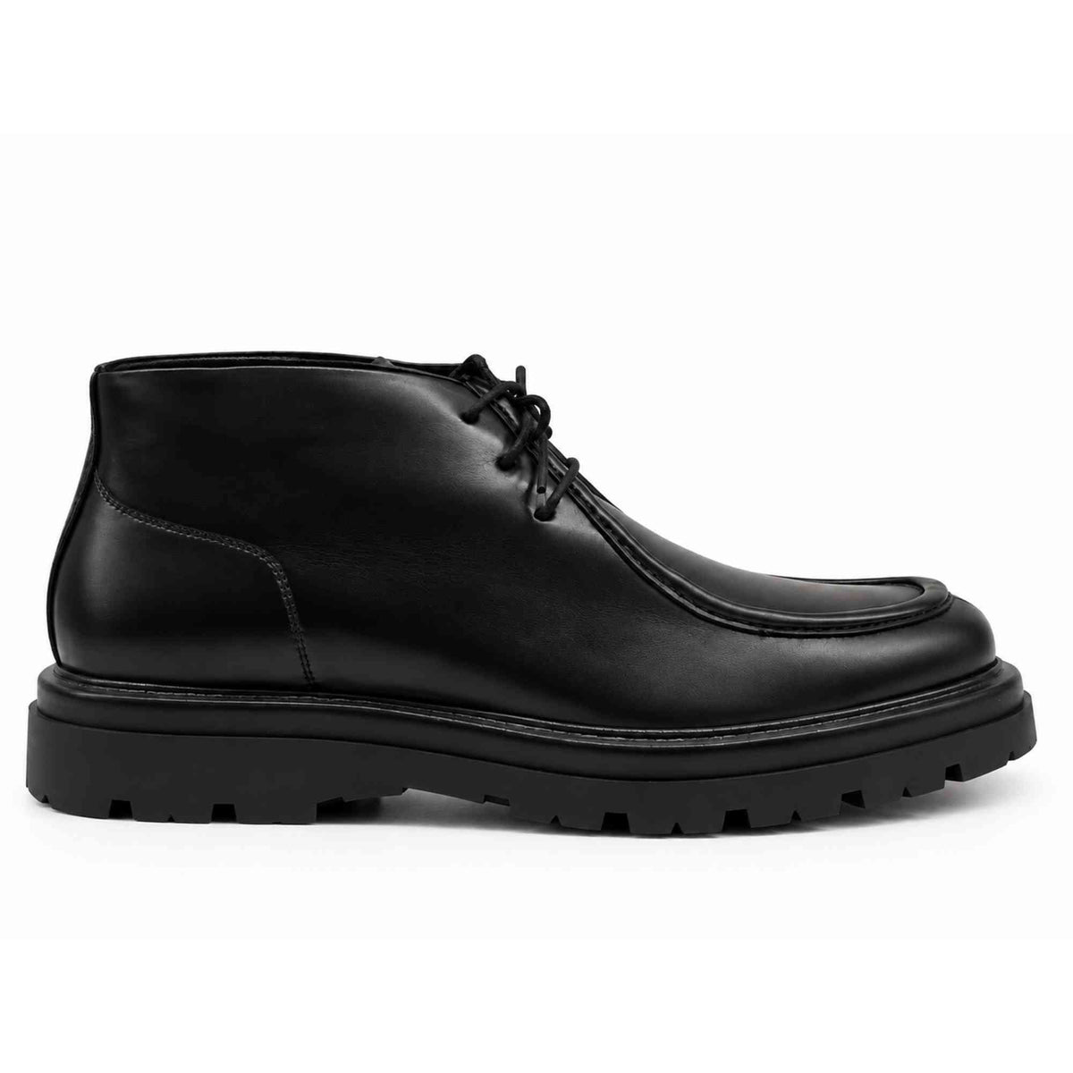 Polacchino uomo KEBO KM40 Made in Italy in pelle nera - foto 1
