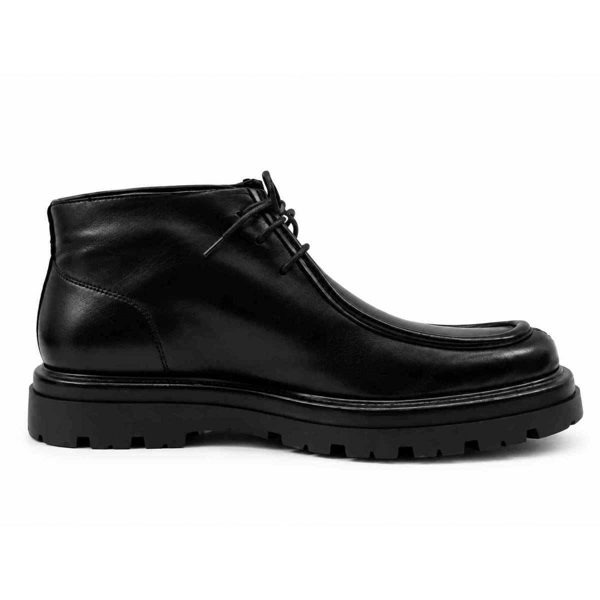 Dettaglio scarpa uomo KEBO KM40 pelle nera - foto 6