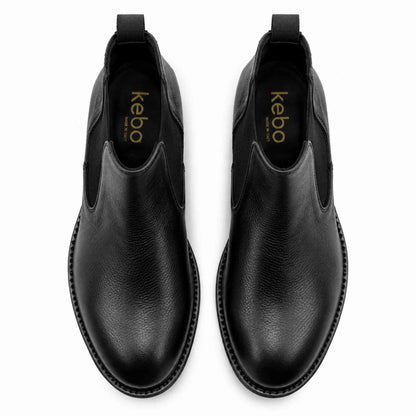 KEBO NA3018 scarpa uomo nera Made in Italy - vista prodotto