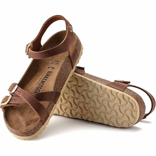 Sandali Kumba Waxy Birkenstock 1021489 cognac (35-41)