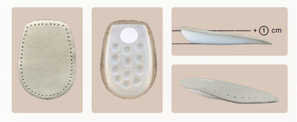 Alzatacco rialzo per tallone rivestito in pelle da 1cm