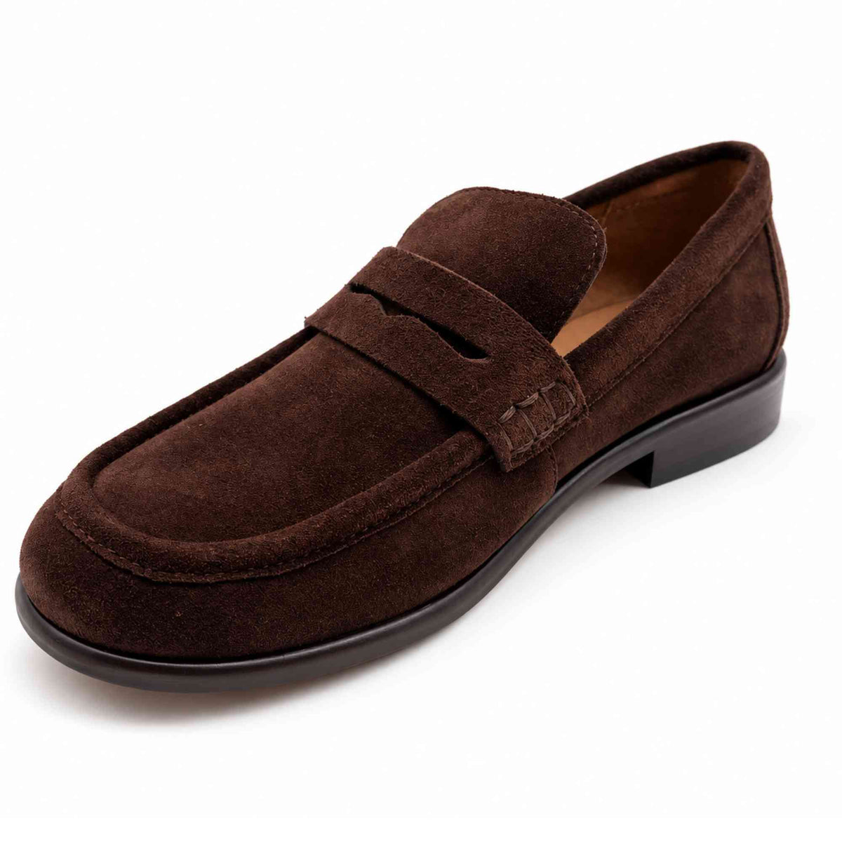 Mocassino INUOVO MC2591 marrone con suola in gomma