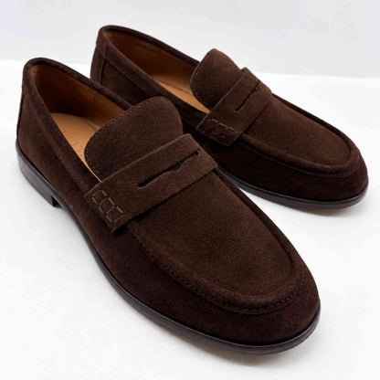 INUOVO MC2591 mocassino donna camoscio marrone