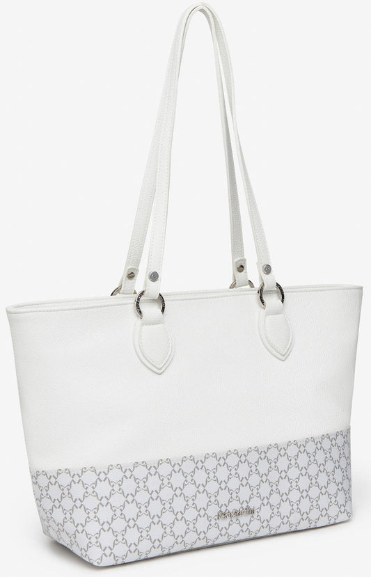 Borsa NeroGiardini E443760D-707 shopper logo donna