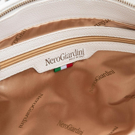 Borsa NeroGiardini E443760D-707 shopper logo donna