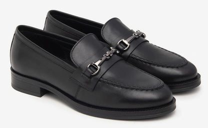Mocassini NeroGiardini I411260-100 I411260 1260 scarpe donna