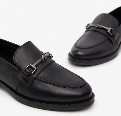 Mocassini NeroGiardini I411260-100 I411260 1260 scarpe donna