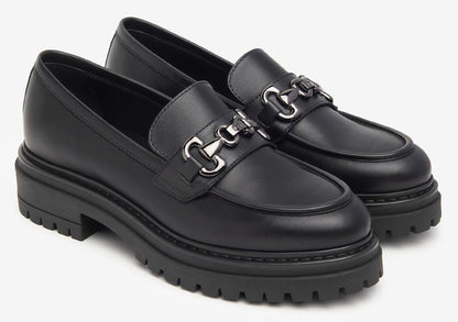 Mocassini NeroGiardini I411410-100 I411410 1410 scarpe donna