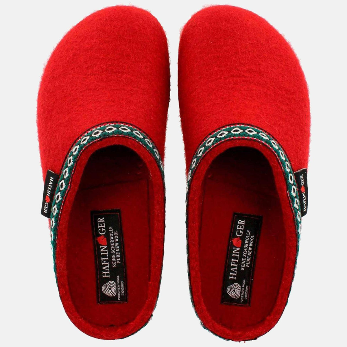 Pantofole HAFLINGER Franzl 711001211 rosso - dettaglio 4